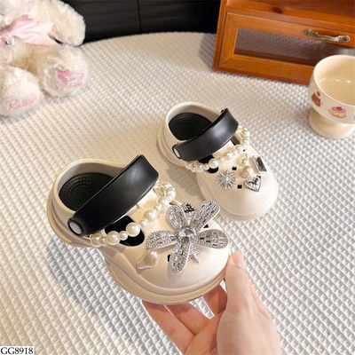 GG8918 DÉP SỤC CROCS CHO BÉ GÁI