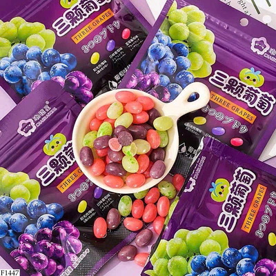 F1447 SET 12 GÓI KẸO NHO CHO BÉ