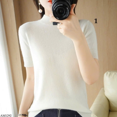 AM1292 ÁO LEN CỘC TAY CHO NỮ