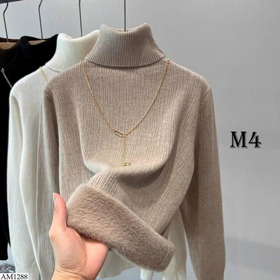 AM1288 ÁO LEN CỔ LỌ LÓT LÔNG 