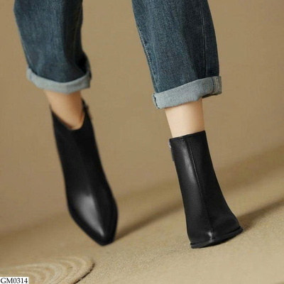 GM0314 BOOT CỔ THẤP MŨI NHỌN 