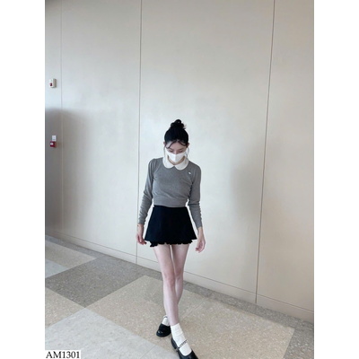 AM1301 ÁO DÀI TAY CỔ BÚP BÊ NỮ