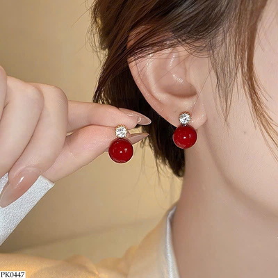 PK0447 KHUYÊN TAI ĐỎ GOLICC 