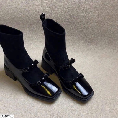 GM0340 BOOT DA GĂN NƠ NỮ