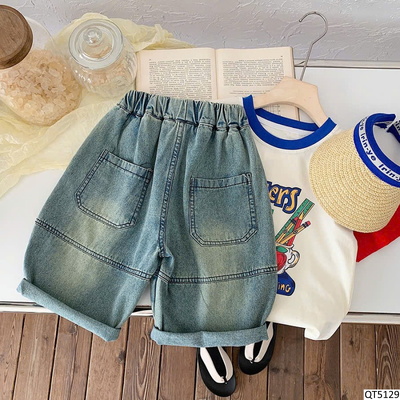 QT5129 QUẦN SHORT JEAN CHO BÉ Muye