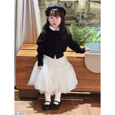 SG1039 SET ÁO CARDIGAN MIX CV VOAN BG