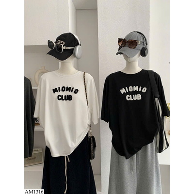 AM1316 ÁO PHÔNG HỌA TIẾT CHỮ