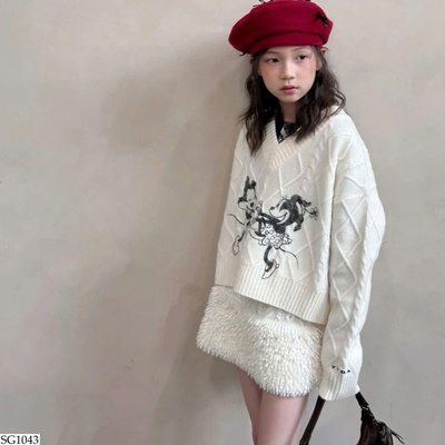 SG1043 SET ÁO LEN MICKEY MIX CV LÔNG BG