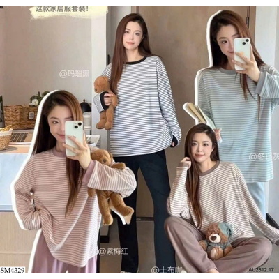 SM4329 BỘ NGỦ KẺ CHO NỮ