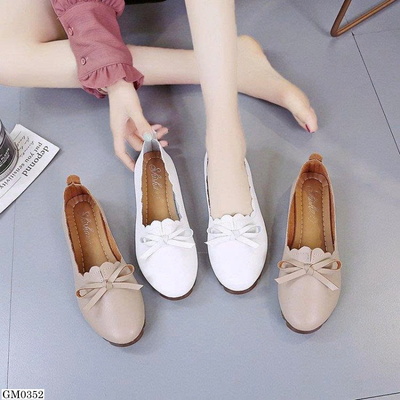 GM0352  GIÀY BÚP BÊ ĐẾ MỀM NƠ NHẸ