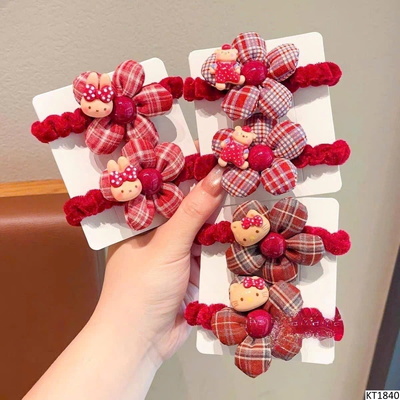 KT1840 COMBO 3 DÂY BUỘC TÓC XINH CHO BÉ