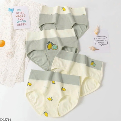 DL3714 SET 4 QUẦN CHIP HỌA TIẾT NỮ 