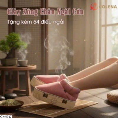 GM0347 GIÀY XÔNG CHÂN NGẢI CỨU 