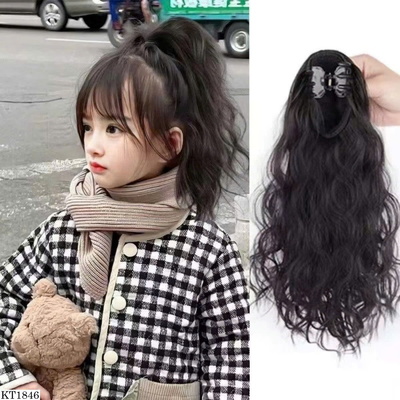 KT1846 KẸP TÓC GIẢ XOĂN ĐUÔI