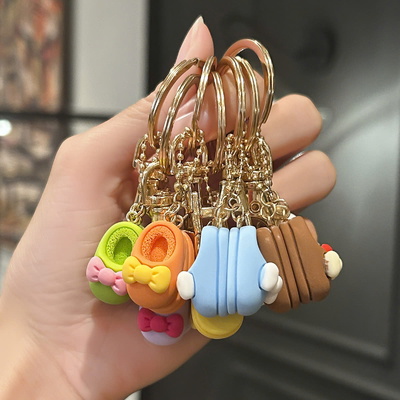 PK0483 MÓC KHÓA DÉP NƠ CUTE