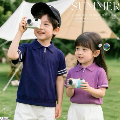 A3845 ÁO POLO CỘC TAY CHO BÉ