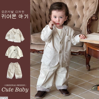 ST7252 SET VEST CHO BÉ TRAI 