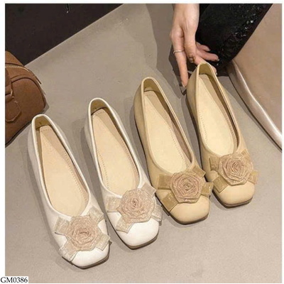 GM0386 GIÀY BÚP BÊ NỮ ĐÍNH HOA