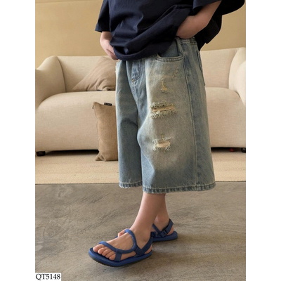 QT5148 QUẦN SHORT JEAN RÁCH BT