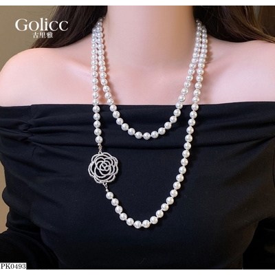 PK0494 DÂY CHUYỀN HOA NGỌC TRAI GOLICC