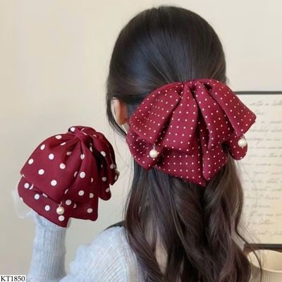 KT1850 KẸP TÓC CHẤM BI CHO NỮ