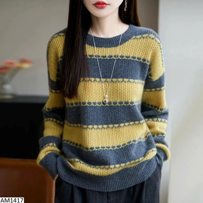 AM1417 ÁO LEN KẺ NGANG