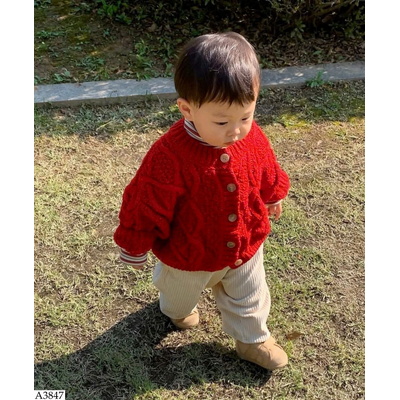A3847 ÁO LEN CARDIGAN MTINY QUEEN