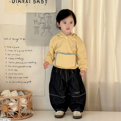 ST7275 SET ÁO HOODIE MIX QUẦN JEAN