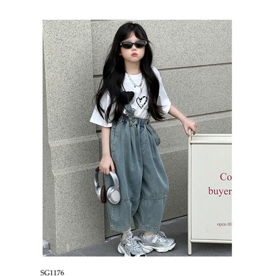 SG1176 SET ÁO PHÔNG TRÁI TIM MIX YẾM JEAN BG