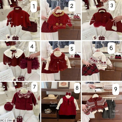 SG1198 BST SET ĐỒ TBABY BG