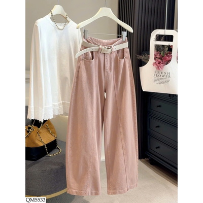 QM5533 QUẦN JEAN ỐNG RỘNG CHO NỮ ANNA