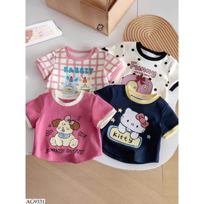 AG9331 SET 4 ÁO PHÔNG HOẠT HÌNH BG