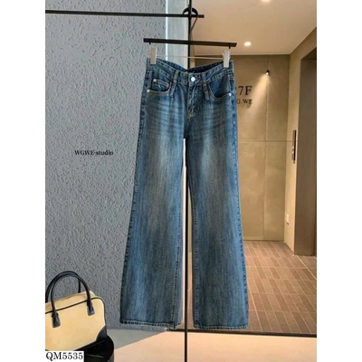 QM5535 QUẦN JEANS ỐNG RỘNG WGWE