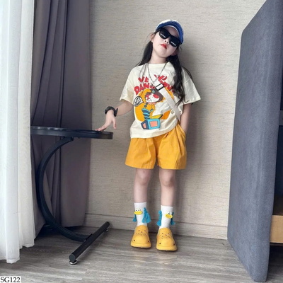 SG122 BỘ SHORT CHO BÉ GÁI