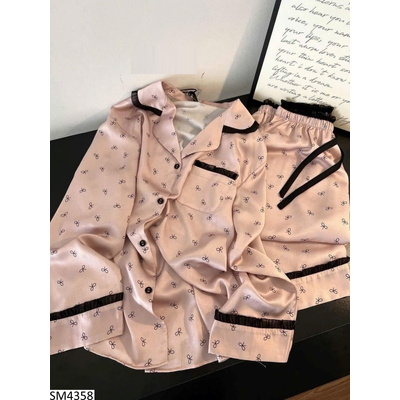 SM4358 BỘ PIJAMA NƠ CHO NỮ