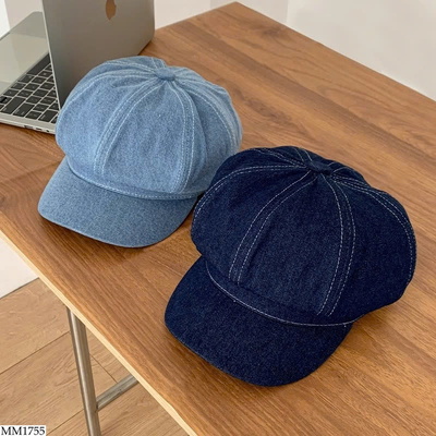 MM1755 MŨ BERET DENIM NỮ