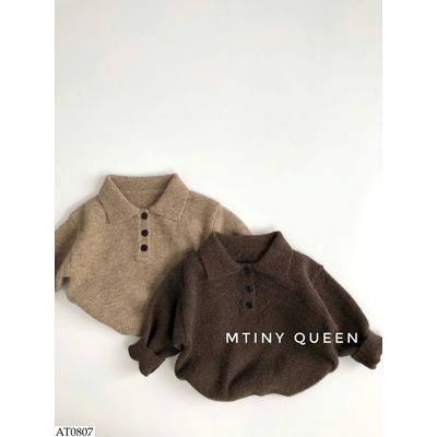 AT0807 ÁO POLO LEN MTINY QUEEN BT