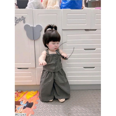SG1243  SET ÁO 2 DÂY HOA MIX QUẦN LỬNG BG ADBABY
