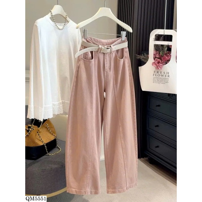 QM5551 QUẦN JEAN ỐNG RỘNG CHO NỮ ANNA