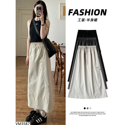 VM3587 CHÂN VÁY DÁNG DÀI BASIC CHO NỮ