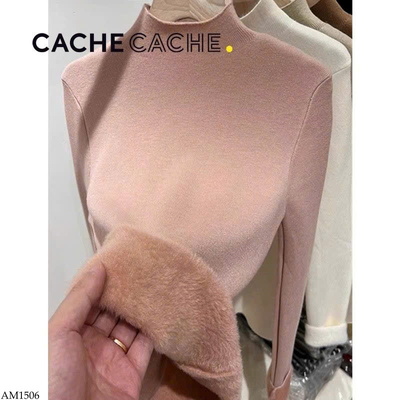 AM1506 ÁO LEN LÓT LÔNG CACHE NỮ