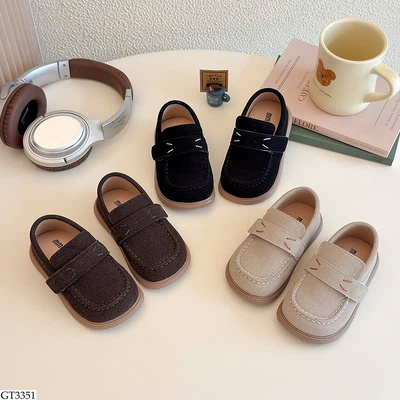 GT3351 GIÀY LƯỜI DA LỘN MGBABY