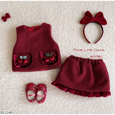 SG1240 SET ÁO GILE NGOÀI KÈM VÁY