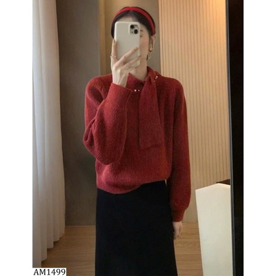 AM1499 ÁO LEN BUỘC CỔ ANNA