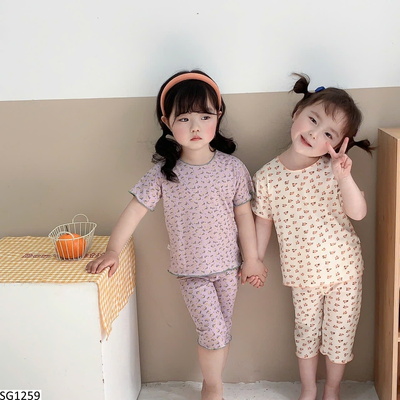 SG1259 BỘ MẶC NHÀ HỌA TIẾT CHO BÉ