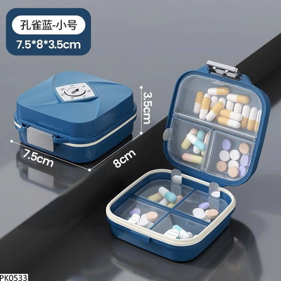 PK0533 HỘP ĐỰNG THUỐC CHIA NGĂN MINI