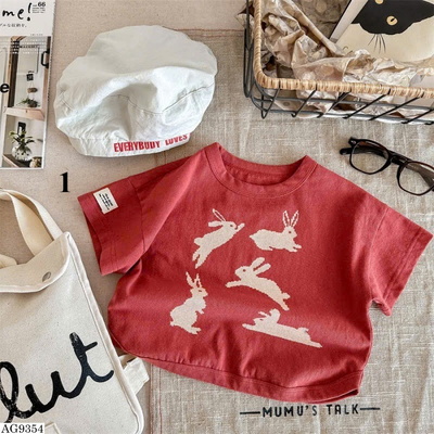 AG9354 ÁO THUN CON THỎ ADBABY