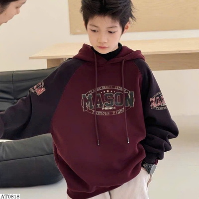 AT0818 ÁO NỈ HOODIE IN HÌNH BT