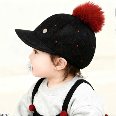 M4717 MŨ LƯỠI TRAI QUẢ BÔNG CHO BÉ