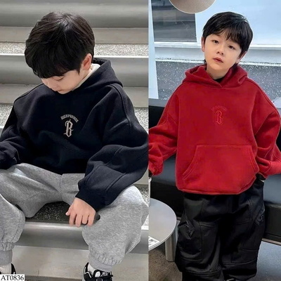 AT0836 ÁO HOODIE LÓT LÔNG CHO BÉ